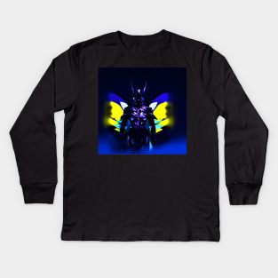 Butterfly Armor Version 3 Kids Long Sleeve T-Shirt